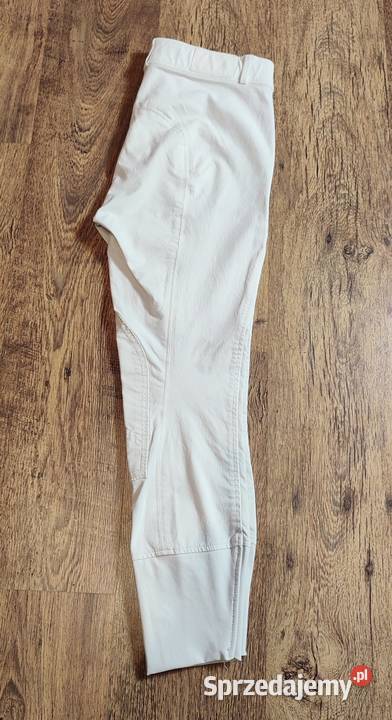 CRW damskie białe bryczesy rozmiar 44 elastyczne Jasień sprzedam