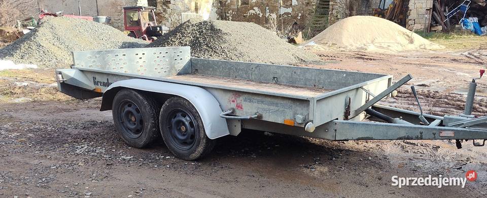 Przyczepa barnderup 2500 minikoparka uchylna dolnośląskie Lwówek Śląski