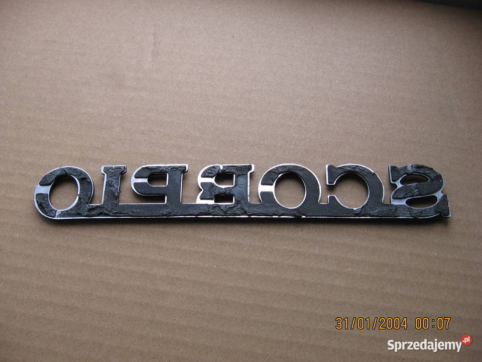 Ford Scorpio napis emblemat auto klasyk PRL Przemyśl