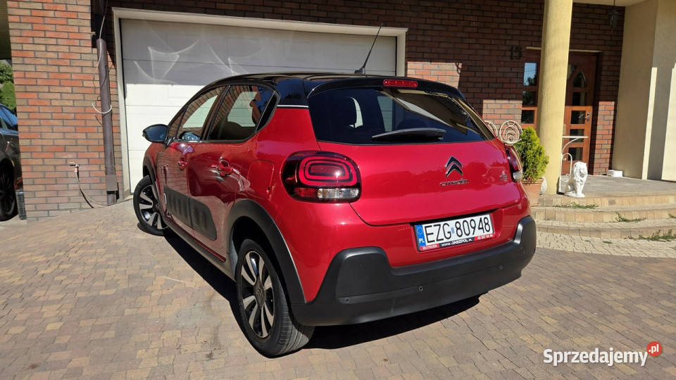 Citroen C3 SHINE Salon I włTempomatAndroidAuto benzyna Aleksandrów Łódzki
