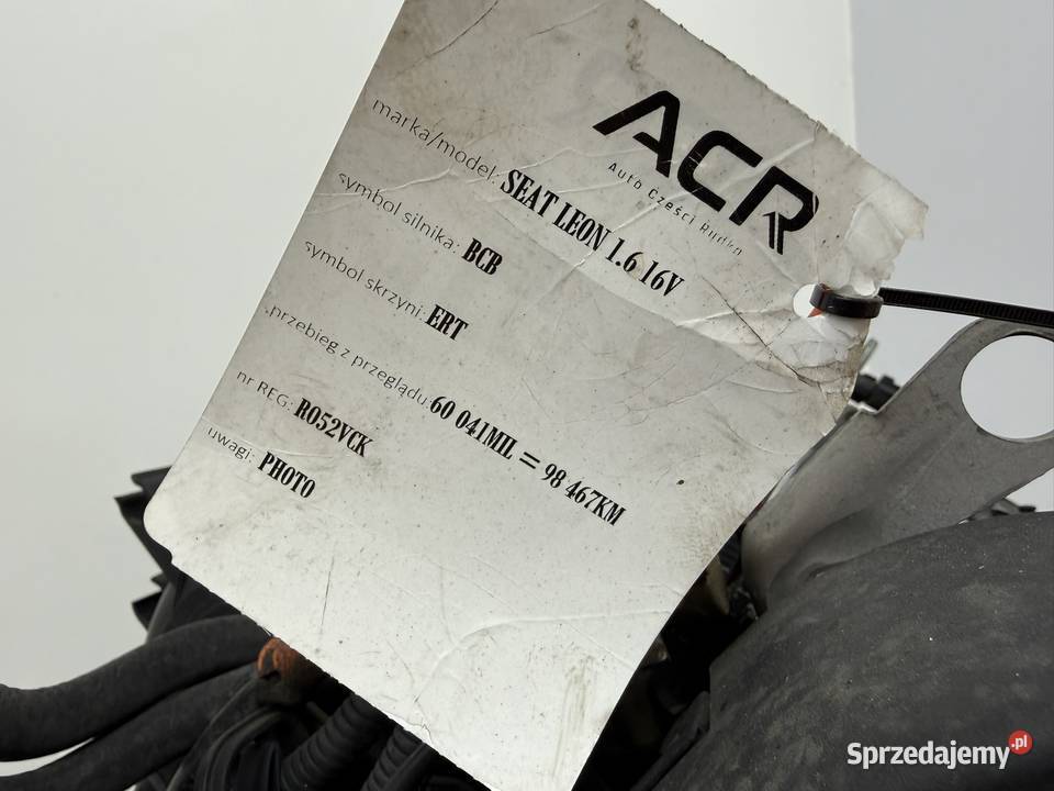 SILNIK BCB VW Golf IV Bora Seat Leon I Toledo II Chełm