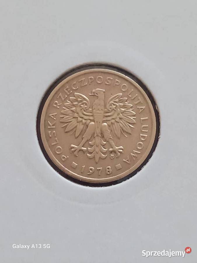 2 złote 1978 r ze znakiem mennicy 7 najniższy Konin