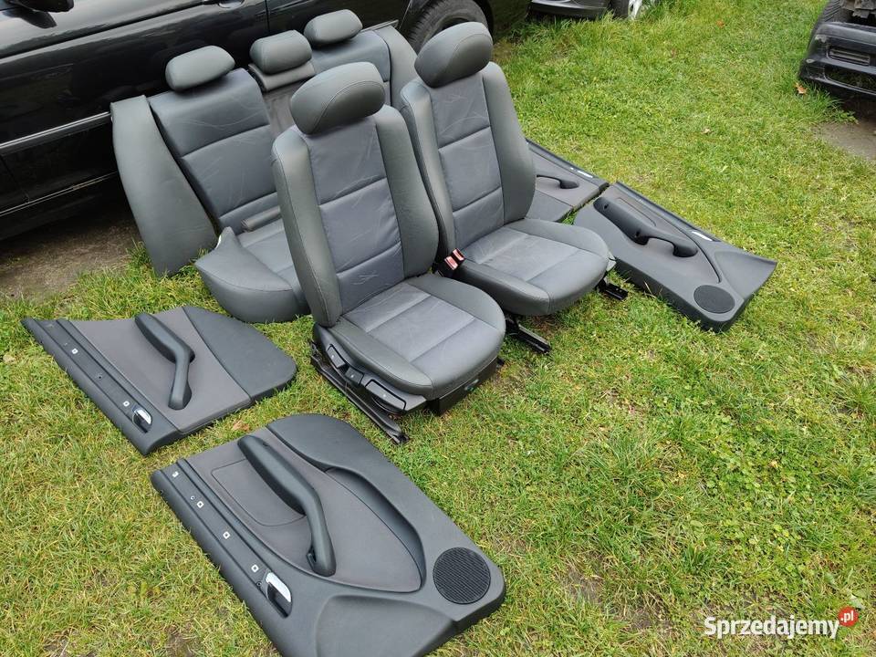 Bmw e46 sedan fotele pół skóry grzane Europa osobowe Aleksandrów Łódzki