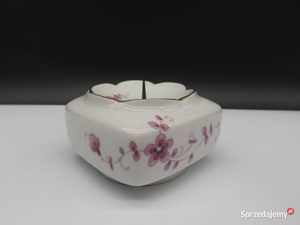 Świecznik Porcelanowy Lichte Fine China GDR Raszków sprzedam