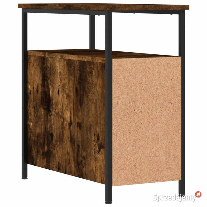 Szafka nocna przydymiony dąb 30x60x60 WM826067 Warszawa
