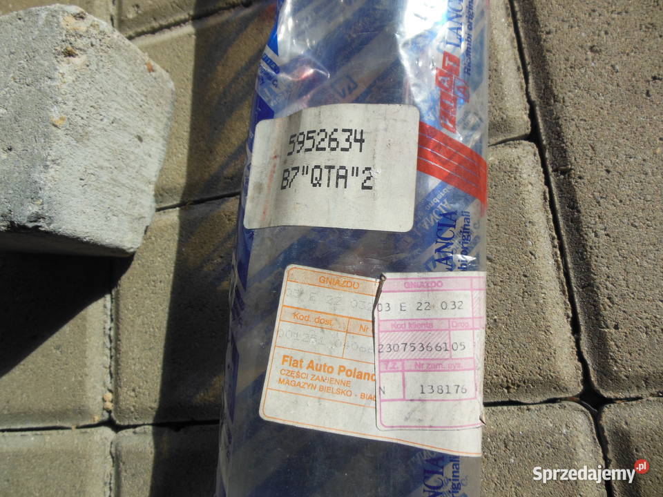 5952634 Dolna listwa drzwi przednich lewa Fiat Kozy