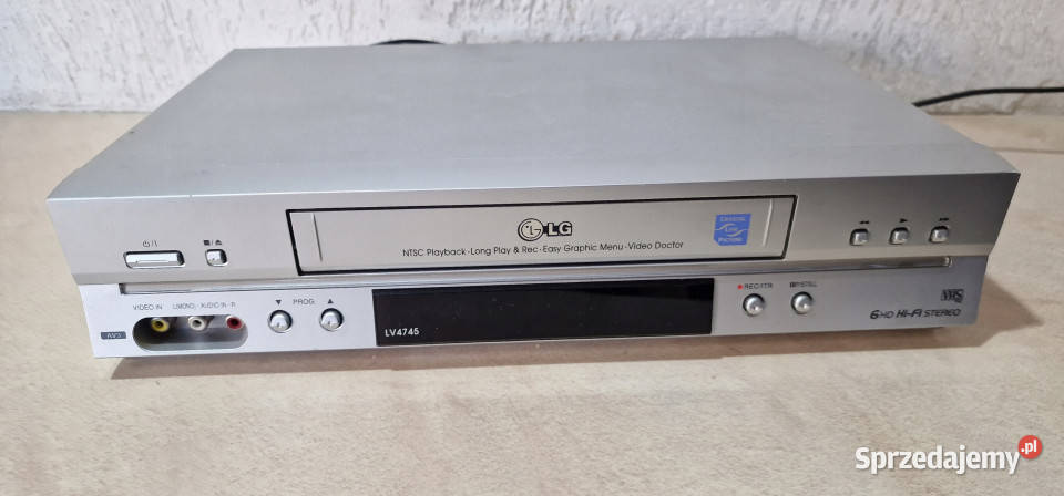 MagnetowidLG LV4745 LV 4745 PILOT video vhs Międzychód