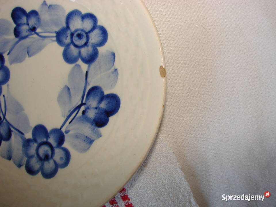 Koło fajansowy talerz deserowy 17