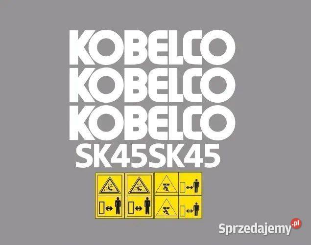 Naklejki oklejenie KOBELCO SK45 Zamiennik Karoseria Janików sprzedam