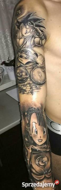 Tatuaż z dojazdem do Usługi Piastów