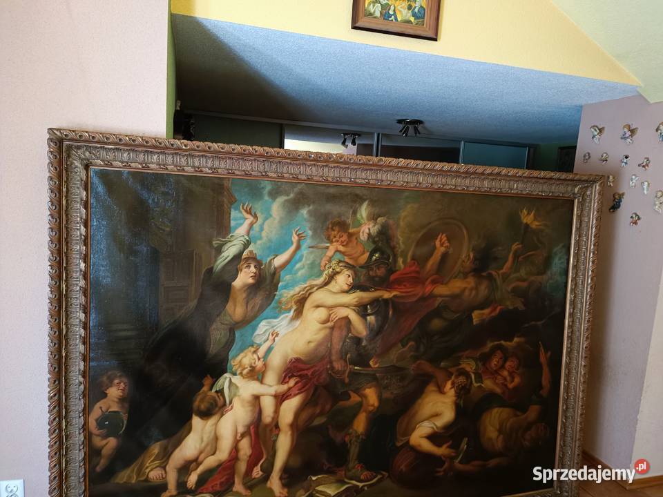 Stary potężny obraz na płótnie 270 X180 Nowy Sącz sprzedam