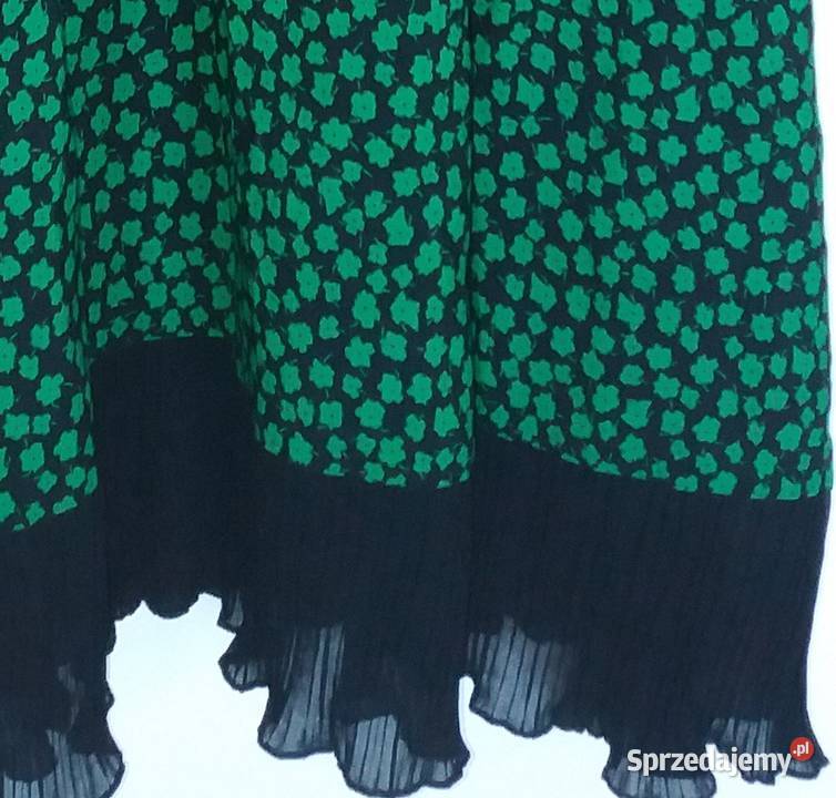 XXL Czarnozielona sukienka HM