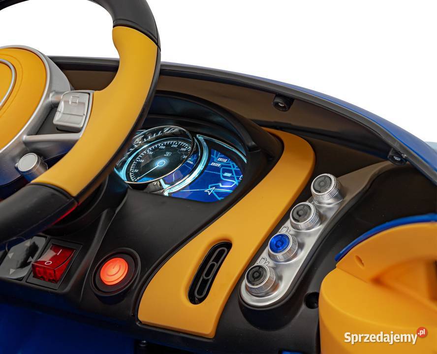 Samochód na akumulator Bugatti Chiron dzieci 12V Pojazdy elektryczne i spalinowe mazowieckie Warszawa