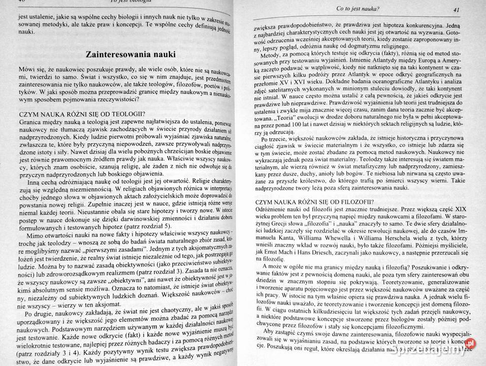 To jest biologia Ernst Mayr Rok wydania 2002 Chełm