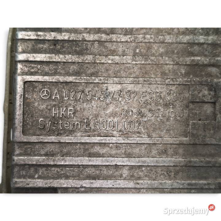 MODUŁ STEROWNIK WENTYLATORÓW Mercedes W210 lubelskie Chełm