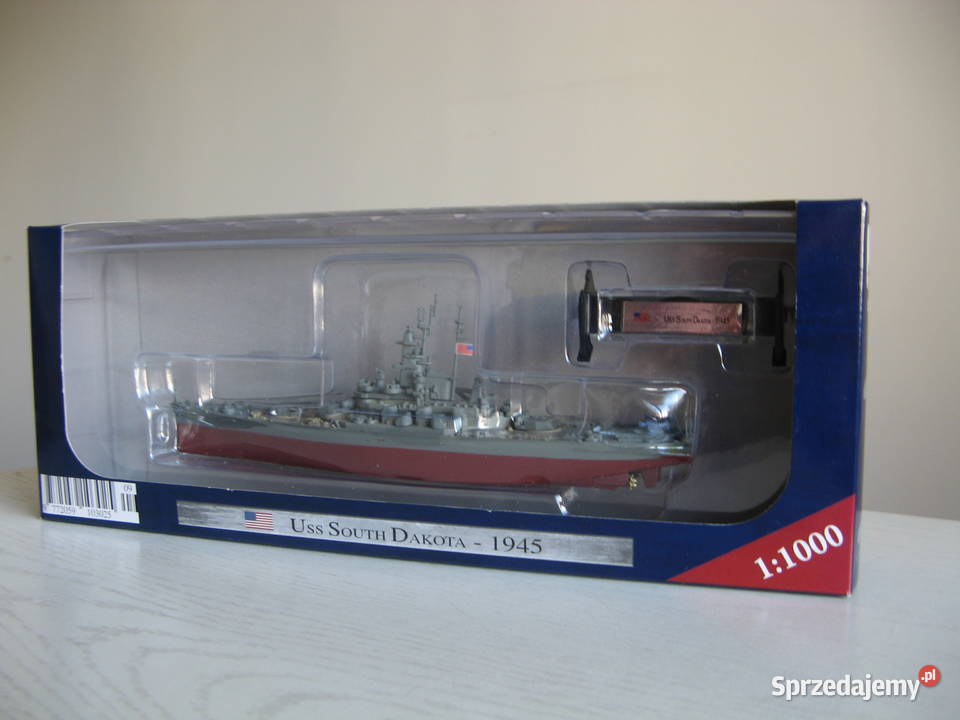 Amerykański pancernik USS South Dakota 11000Nowy wielkopolskie Poznań sprzedam