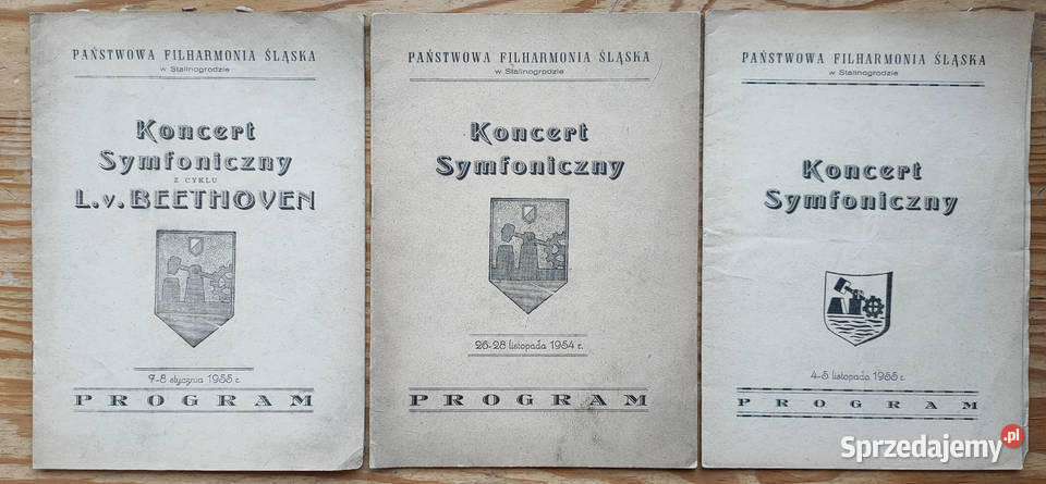 Koncert symfoniczny Państwowa Filharmonia Śląska Sosnowiec sprzedam
