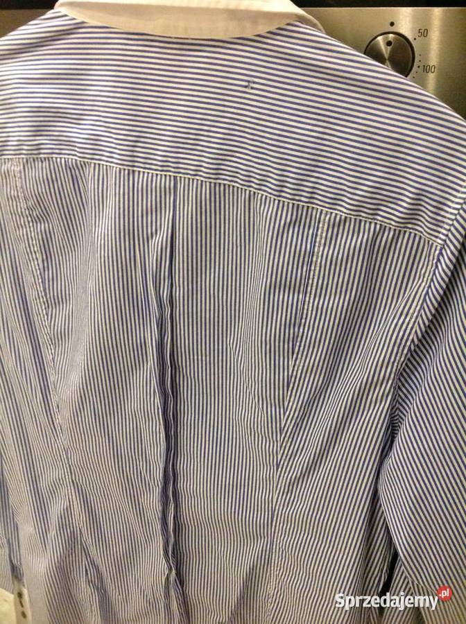 Koszula Damska TRUSSARDI JEANS SM Niebieskie Bluzki i koszule Nowa Sól