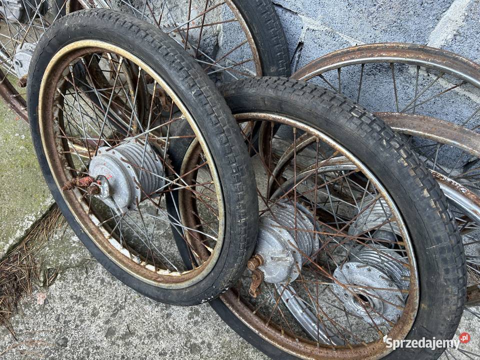 PAKIET KÓŁ ROMET KOMAR SZTWYNIAK TYŁ TYLNE 232 Części i akcesoria motocyklowe małopolskie
