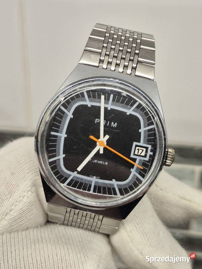Piękny zegarek Prim CSSR Chorzów