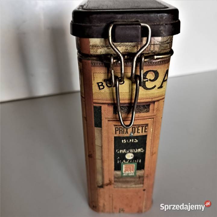 Puszka dekoracyjna przyprawy Korona vintage łódzkie Łódź sprzedam