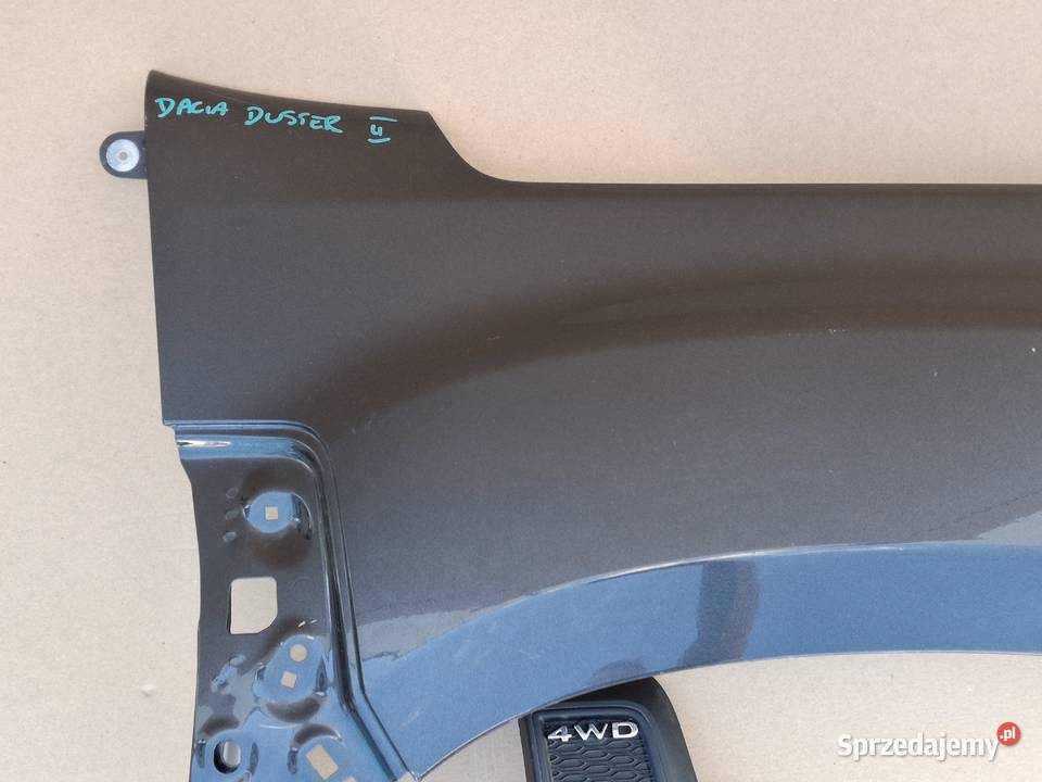 DACIA DUSTER II BŁOTNIK PRAWY PRZÓD LISTWA Bieleń