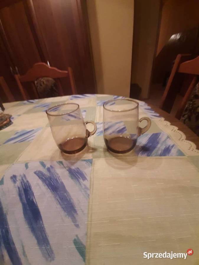 Szklanki z czasów PRL Brodnica