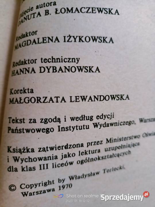 Terlecki książki pierwsze wydanie Księgarnia Warszawa