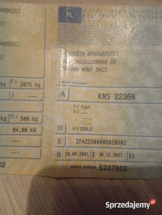 Fiat Doblo Florynka