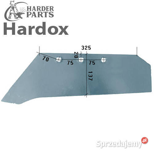 Lemiesz 300hektarów HARDOX SS1090L części do podlaskie