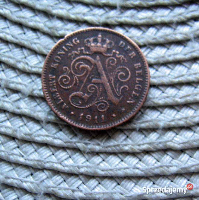 Belgia 2 Centy 1911r DER Kalisz