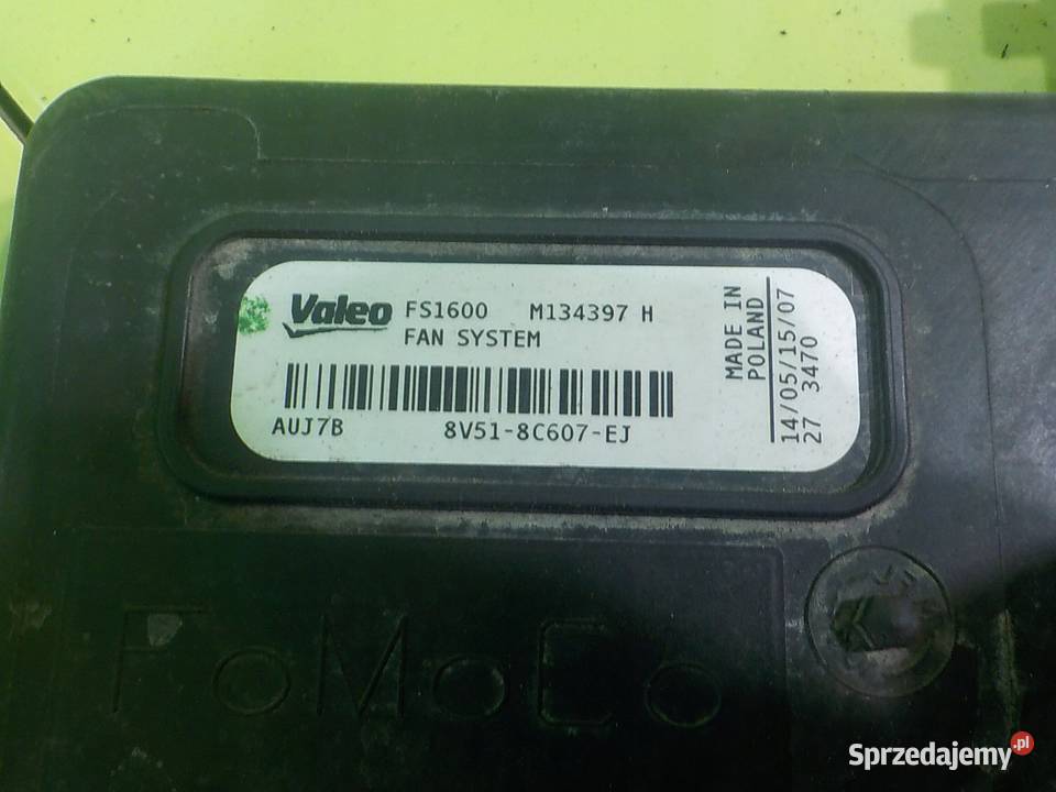 FORD ECOSPORT II 15 TDCI 15r 5D wentylator osobowe Motoryzacja Suków