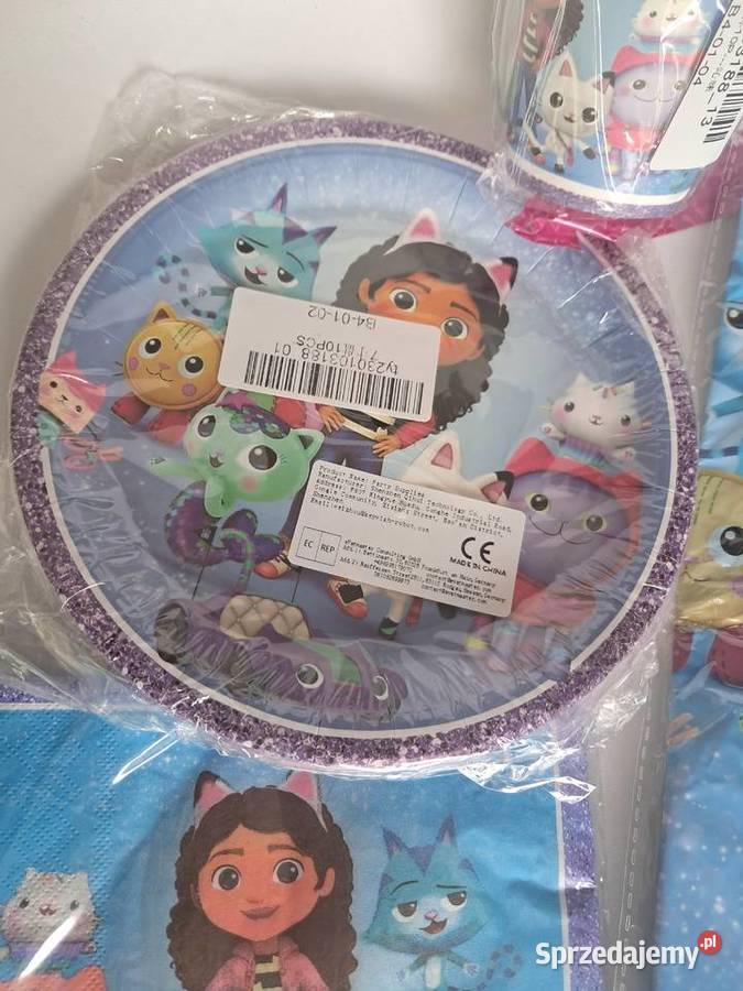 nowy zestaw urodzinowy kubeczki talerzyki Sandomierz