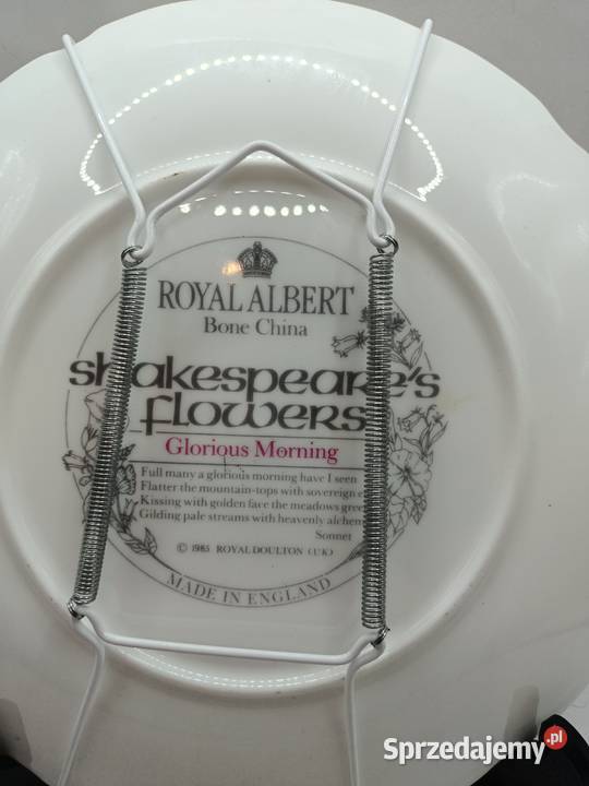 Royal Albert talerz dekoracyjny Szekspirowskie