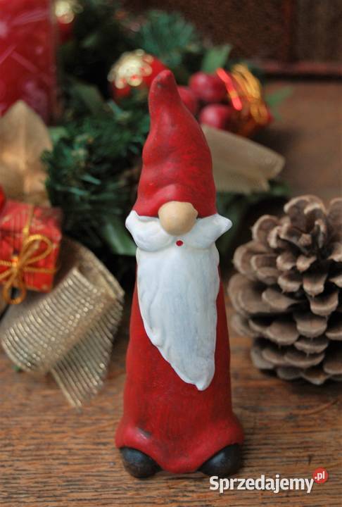 Święty Mikołaj skandynawski styl figurka