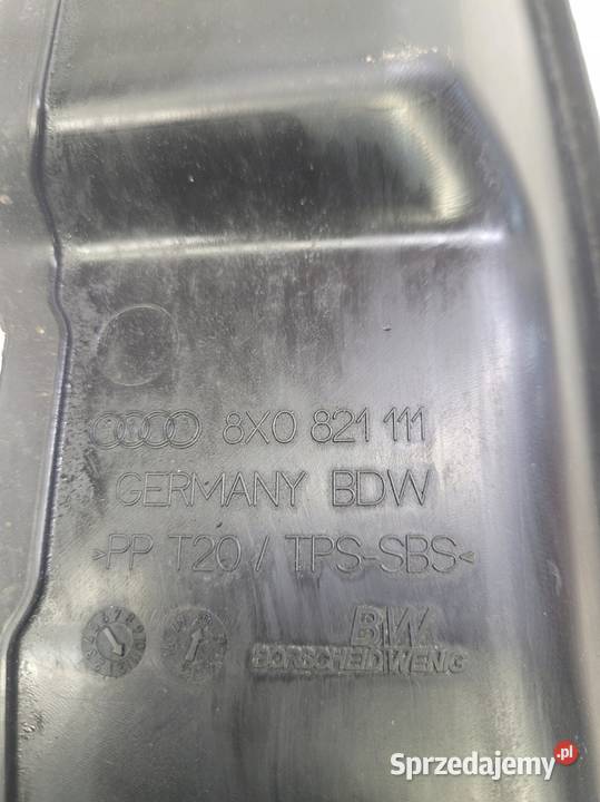 WYGŁUSZENIE BŁOTNIKA LEWE AUDI A1 8X 8X0821111