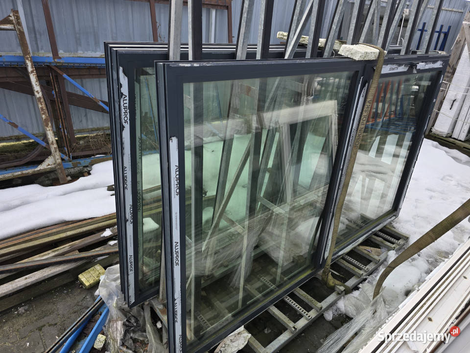 Okno aluminiowe NOWE FIXU 2280x1360 3 sztuki 9 warmińsko-mazurskie Rudolfowo sprzedam