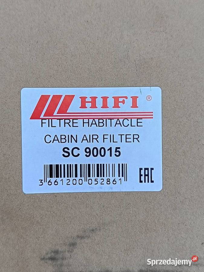 Filtr kabinowy Hifi SC90015 John Deere AL111748 lubelskie Biała Podlaska sprzedam
