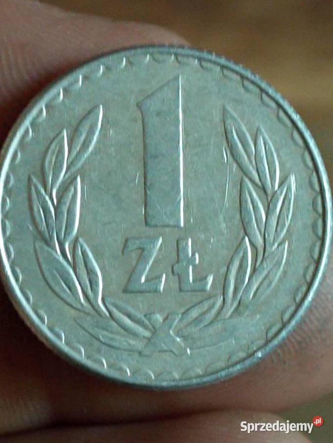 Sprzedam monete 1 zl 1987 r splaszczona data Numizmatyka Chełm