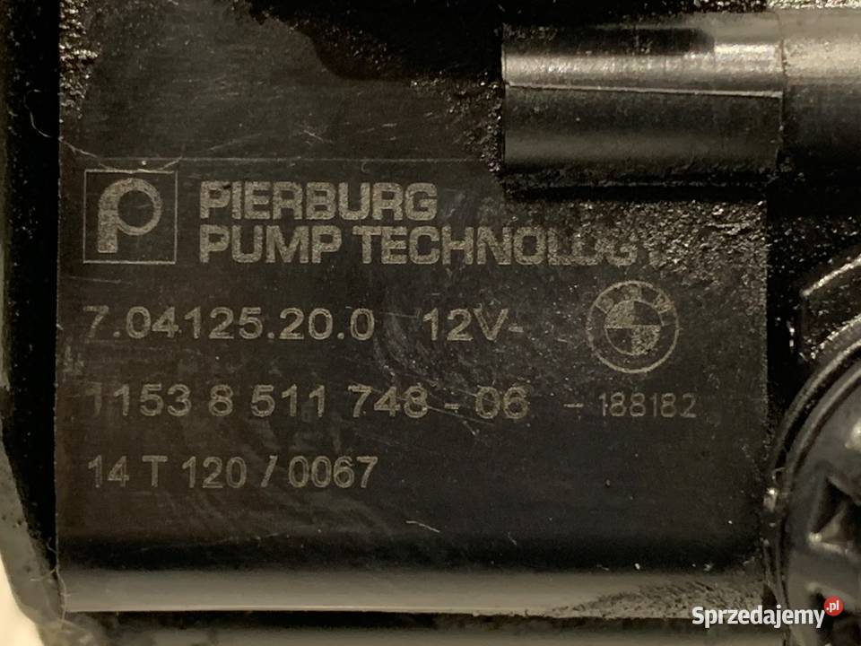 DODATKOWA POMPA WODY BMW F16 8511748 30 258 1419