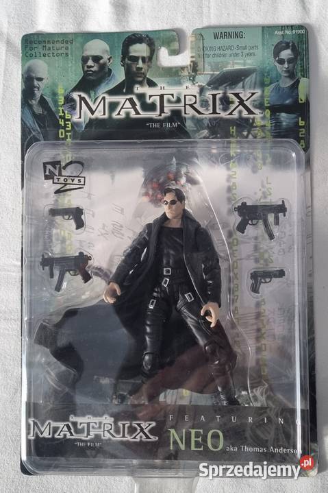Figurka Neo z filmu Matrix N2 Toys The Matrix mazowieckie Warszawa sprzedam