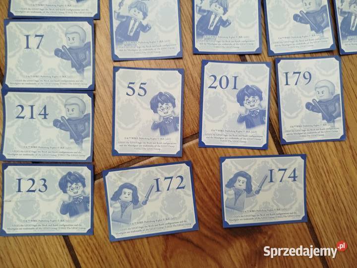 Naklejki do albumu LEGO 23 sztuki małopolskie Oświęcim sprzedam