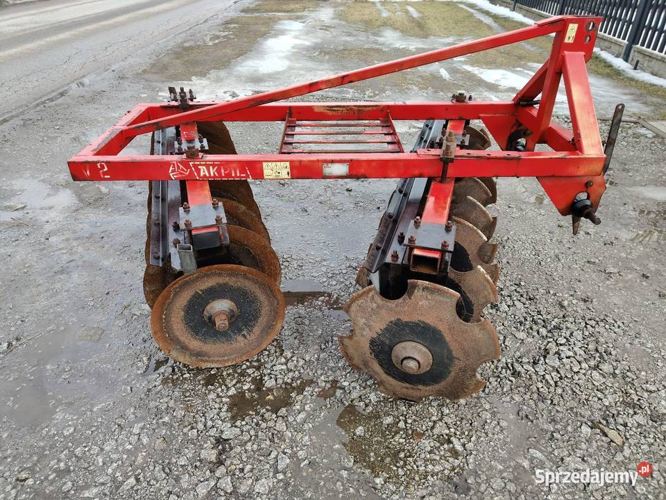 Talerzówka Akpil 2x9 20m idealny stan w nieuszkodzony Agregaty sprzedam