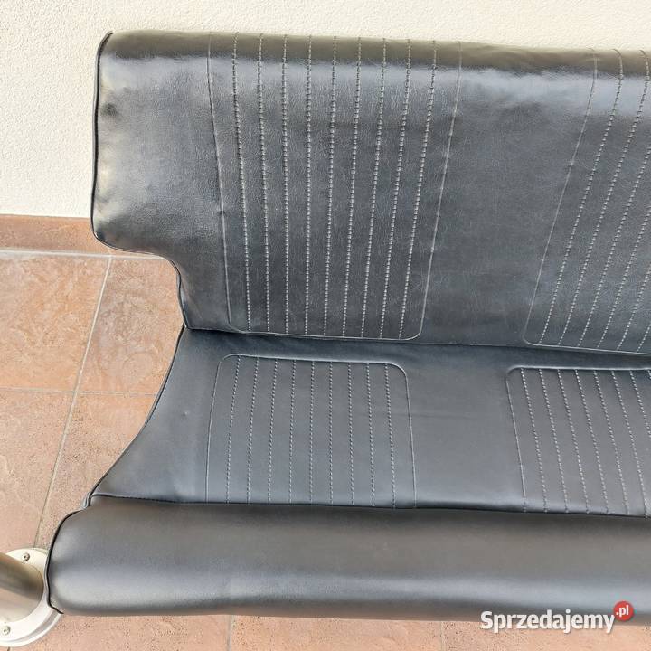 Kanapa tylna FIAT 126P czarny skaj