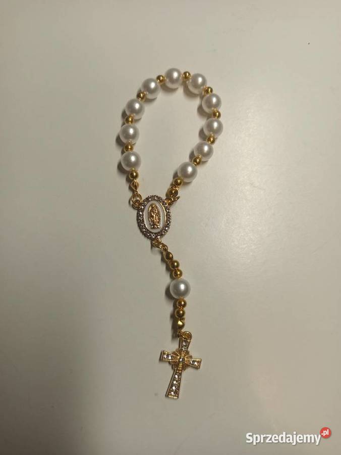 Dziesiątka Różańca wykonana ręcznie Czarna