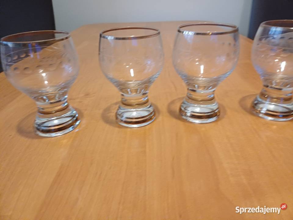 4 szklanki do wina Bohemia Cristal dolnośląskie Lubań
