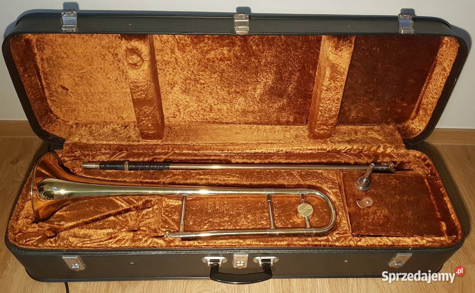 Puzon suwakowy AMATI ASL 314 z futerałem blaszane Instrumenty dęte Kultura i Rozrywka