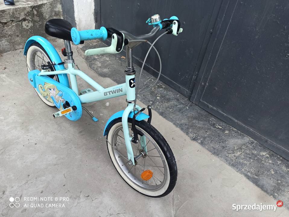 Rowerek 16 BTWIN 500 BLUE PRINCESS Śliczny Wieliczka