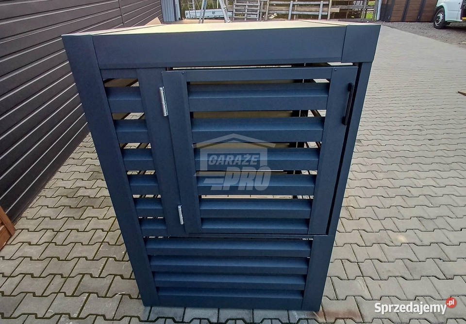 Osłona pompy ciepła 70x70x110 antracyt Zabudowa Chojnice