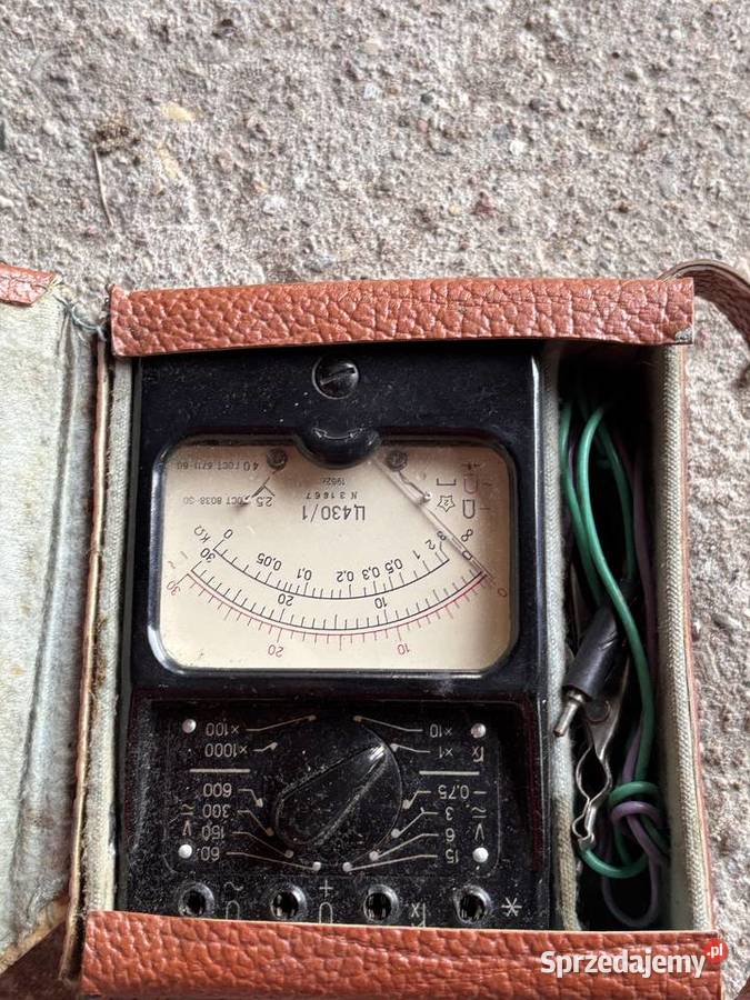 PRL stary miernik elektryczny wielofincyjny sprzedam